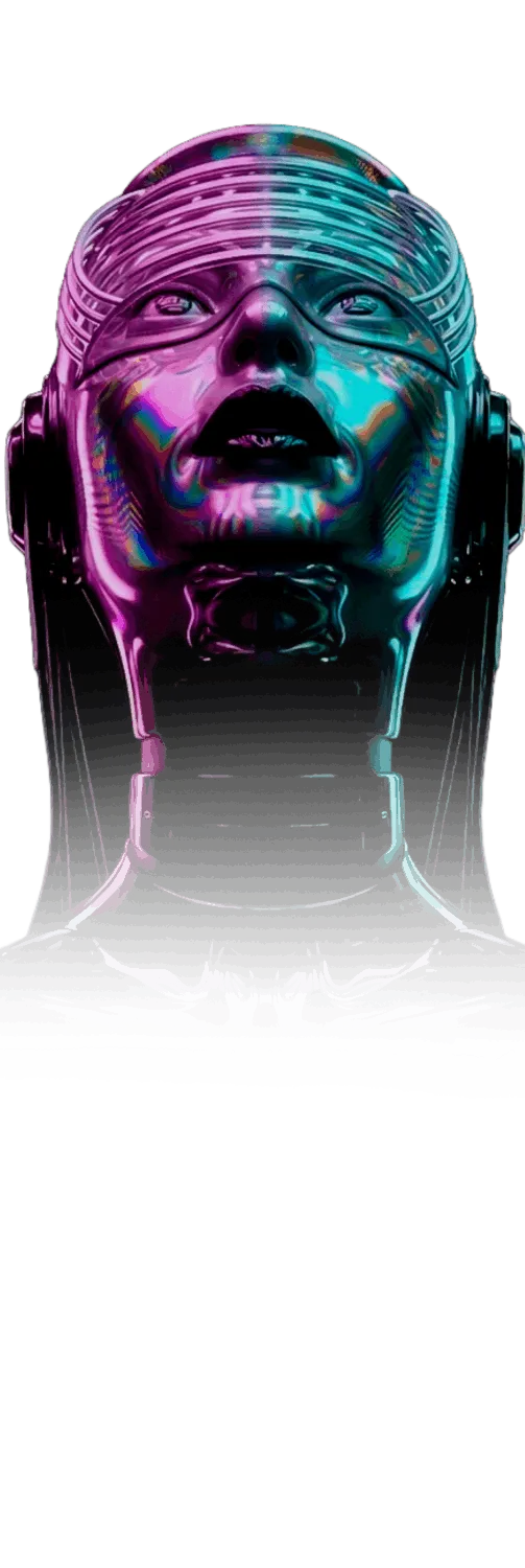 Digital concept 3D face